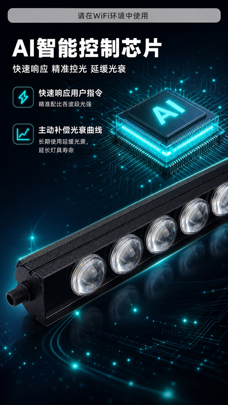 [商品] 使用【图8】【图9】黑色长条LED植物补光灯；保留黑… - 图片创意预览