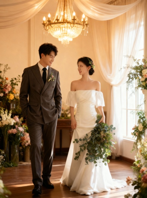 换成室内背景预览效果