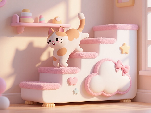 猫咪爬坡架子，