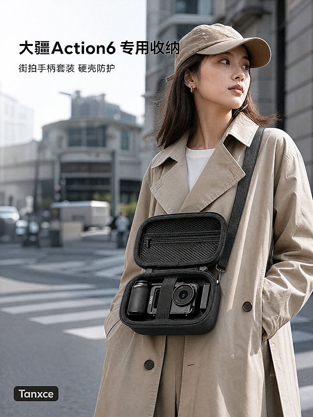 你好 你这边帮我生成的图片是没有问题的 我们的包是黑色你帮我生成的模特衣服最好不要黑色帮我换成一个美女感谢