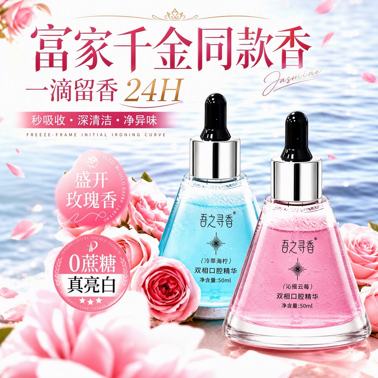 以图3的产品瓶型为基准，将图1、2的外观设计代入： 1. 瓶型… - 图片创意预览