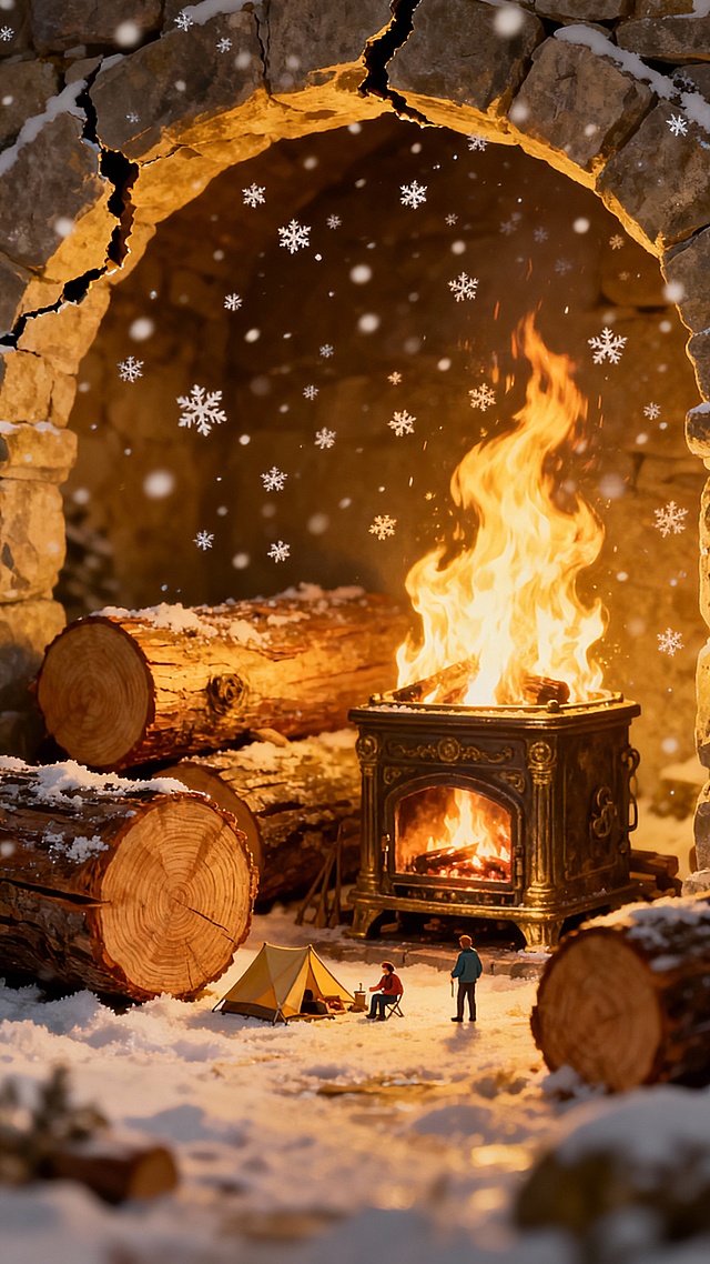 梦幻小人国 · 冬日火炉营地