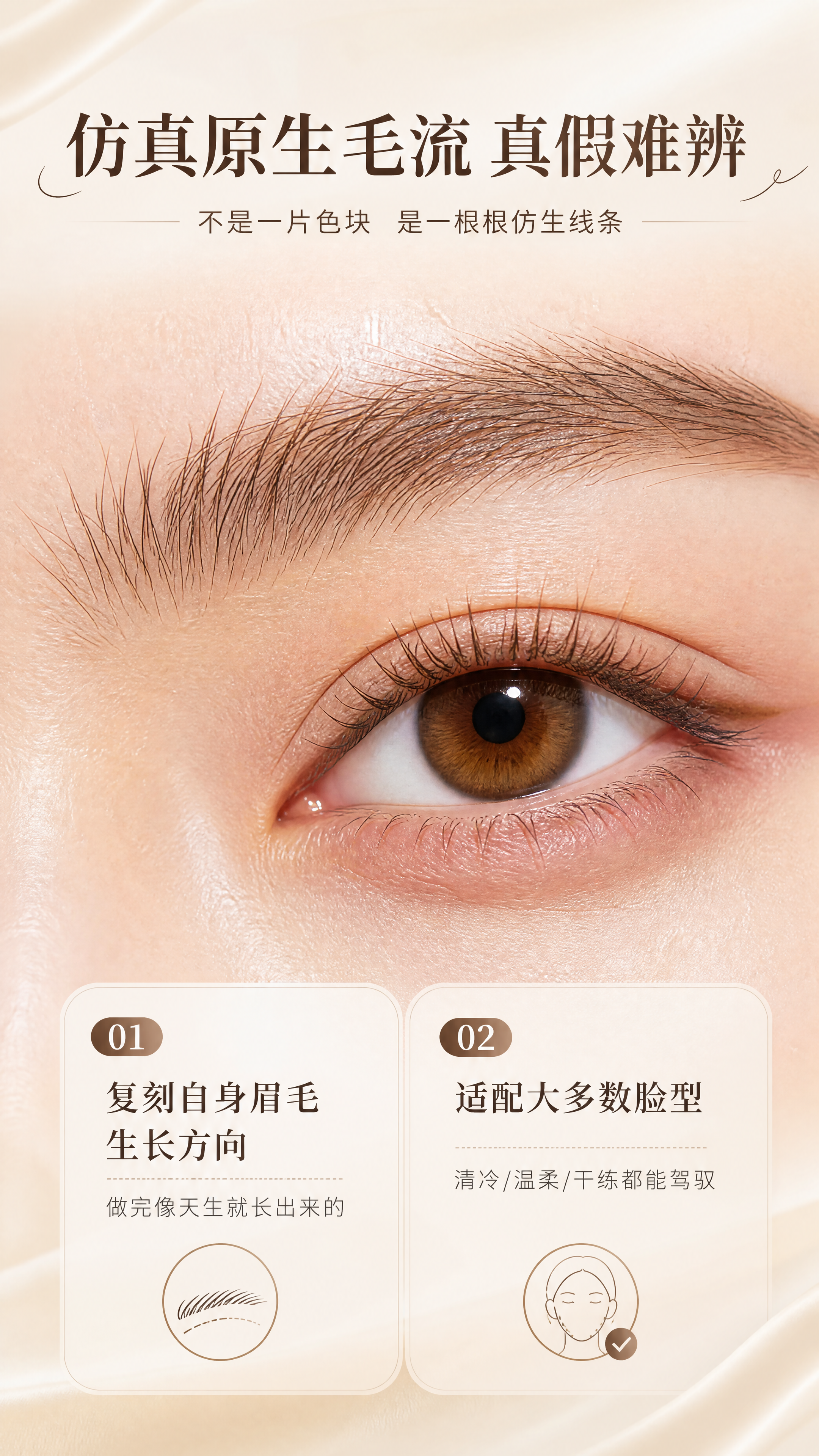 [商品] 使用【图1】的立体野生眉效果眉眼图；保留眉毛的根根仿… - 图片创意预览