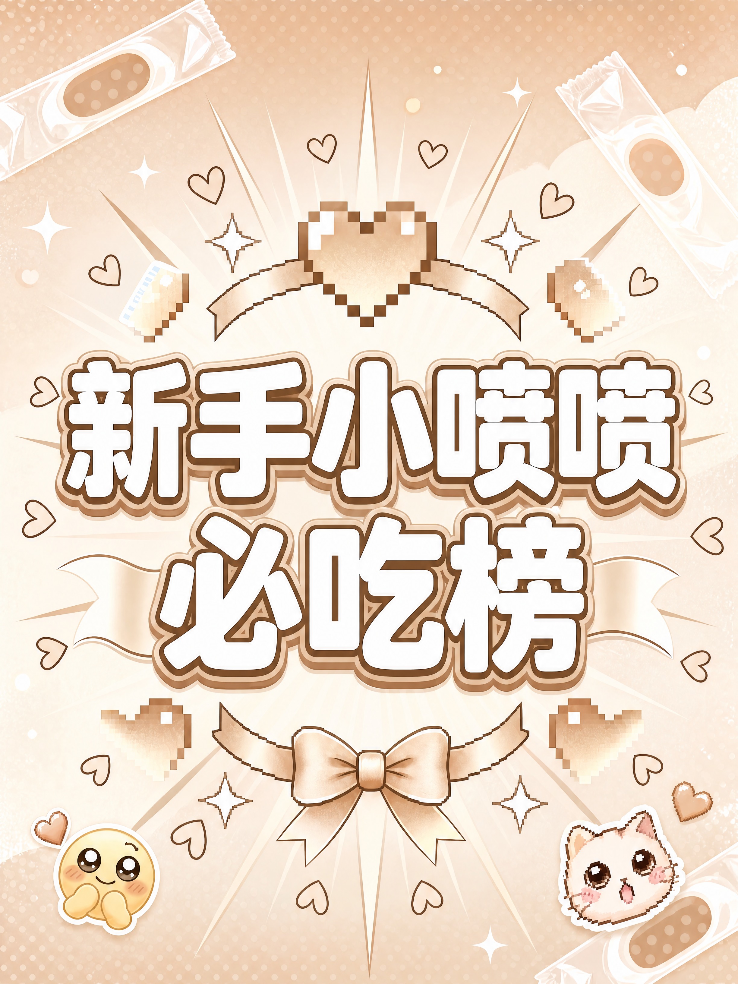 小红书笔记大字封面，插图大字，奶茶棕温柔风，版式精美，小红书笔… - 图片创意预览