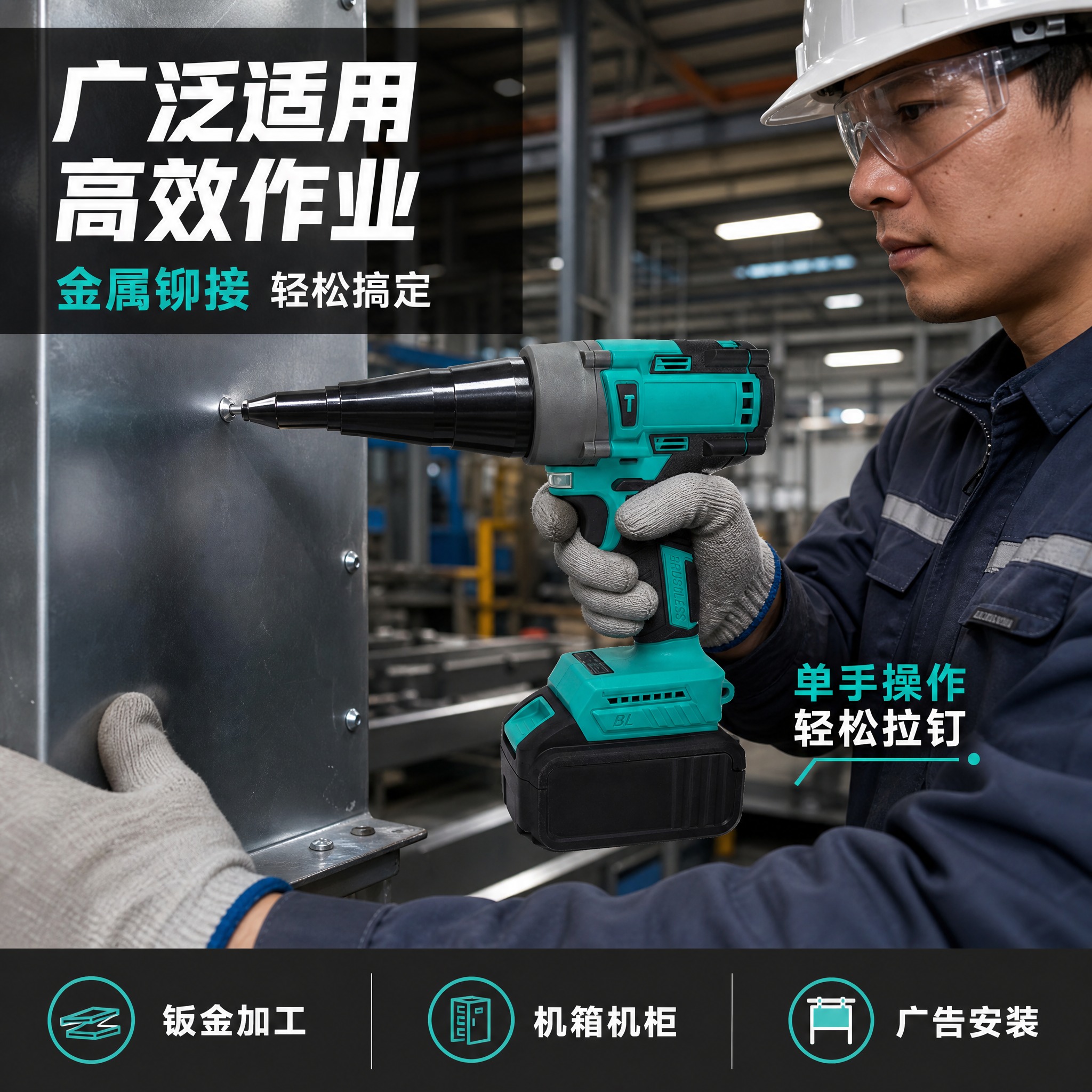 [主图-6] 使用场景操作图，主题为实际施工操作场景展示，展示… - 图片创意预览