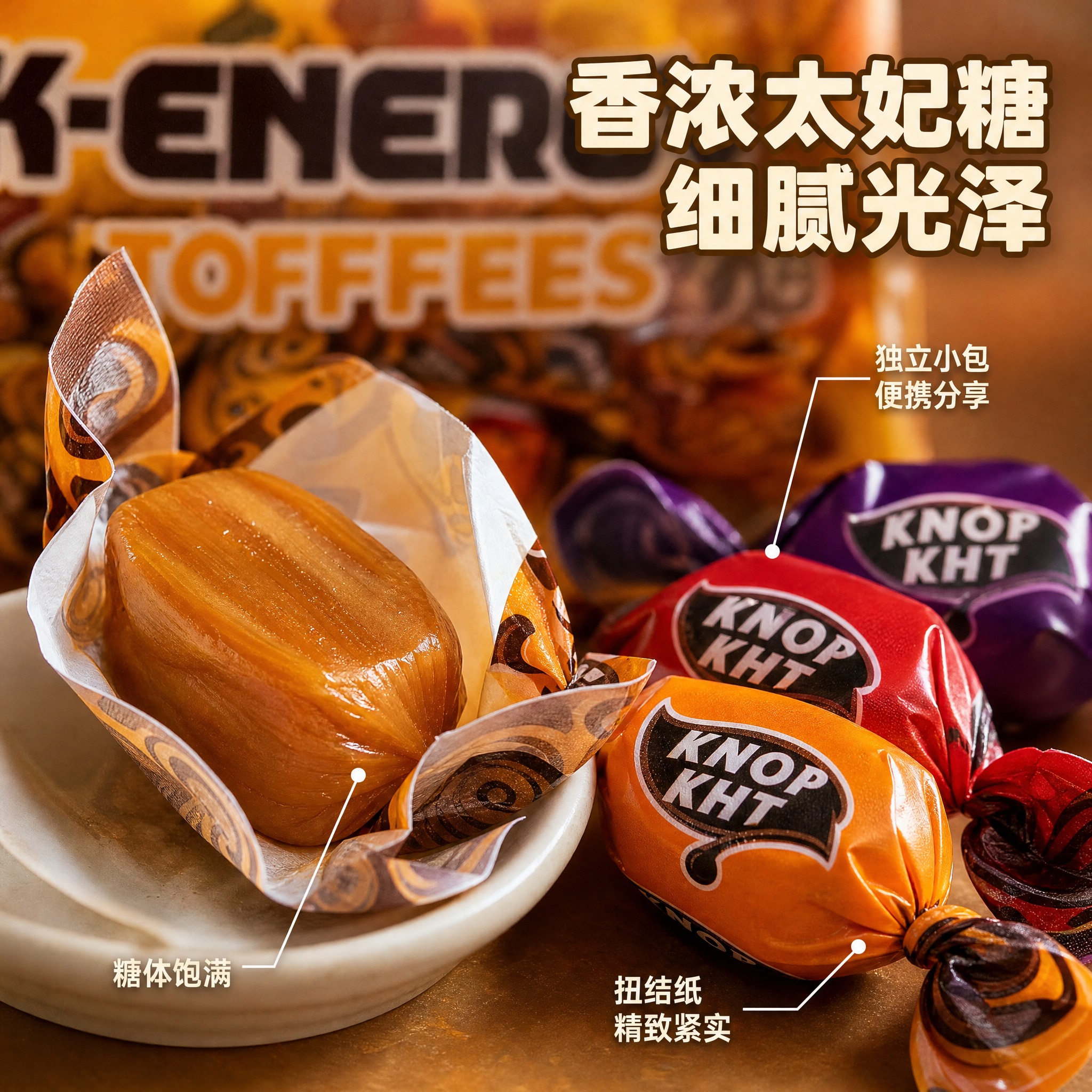 [主图-3] 商品名称：K-ENERGY 俄罗斯风味太妃糖（4… - 图片创意预览