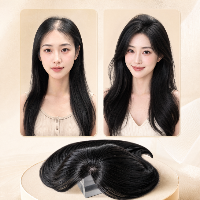 假发补发片，严格参照上传产品图https://gdesign-dam-hz.dancf.com/36734583628482641/3b7d72db0f2d41a7b0ce3f1f58924022.p预览效果