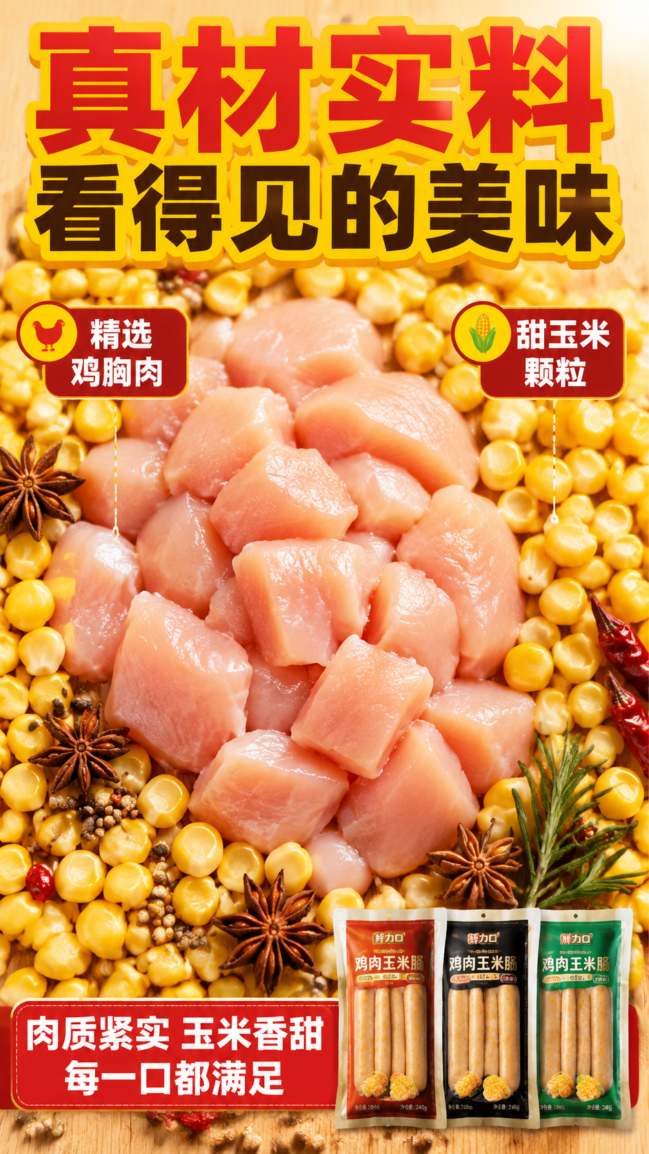 [商品] 成分/原料展示页，以原料实拍为主，产品包装作辅助。展… - 图片创意预览