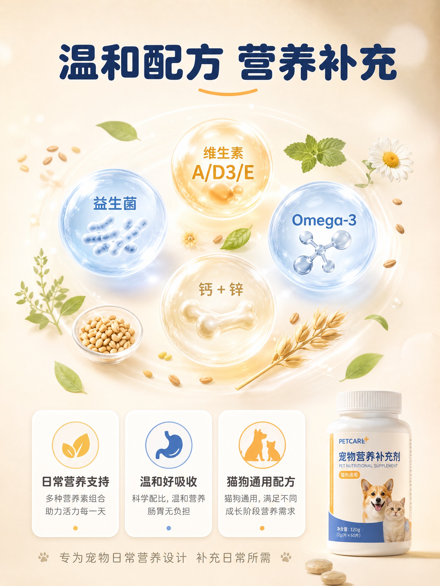 [商品] 本张为成分/营养专页，产品瓶身作为辅助元素小尺寸出现… - 图片创意预览