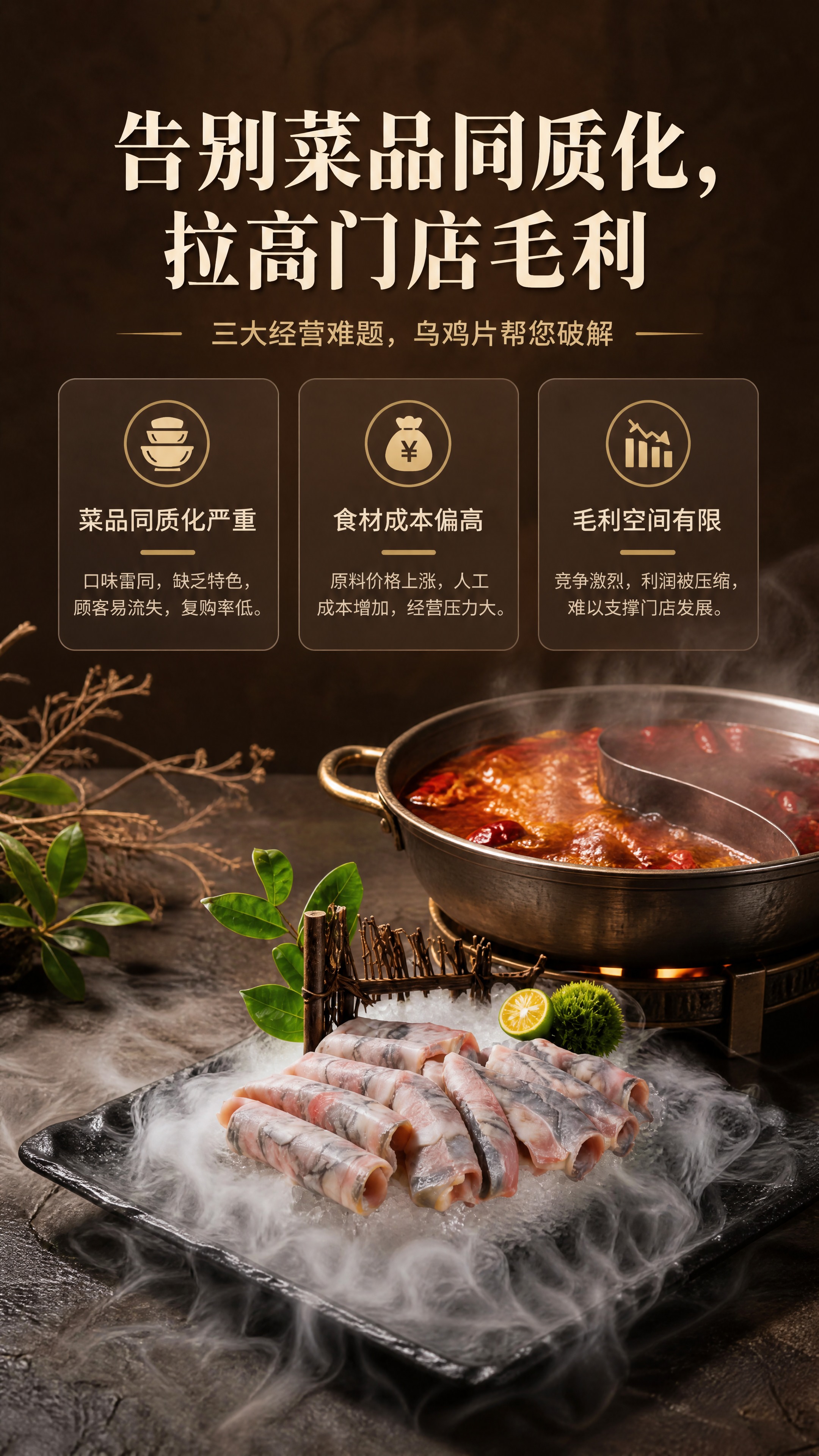 [商品] 使用【图1】商用冷冻乌鸡片；保留乌鸡卷的粉灰相间纹理… - 图片创意预览