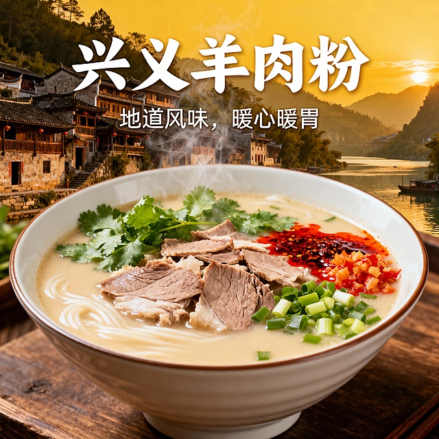 兴义羊肉粉海报