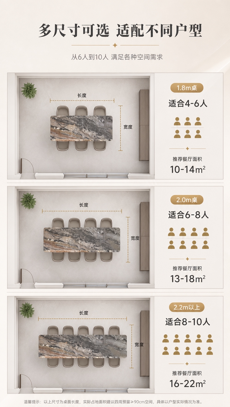 [商品] 使用【图1】DT-2305威尼斯棕天然大理石餐桌；保… - 图片创意预览