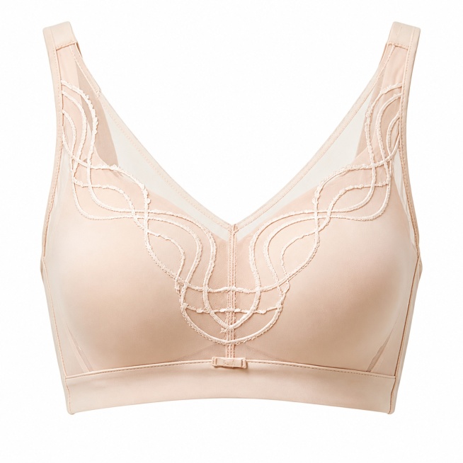 [Main Image 1] Product front display for wide-shoulder bra.
[Atmosphere Style] Professional, clean a预览效果