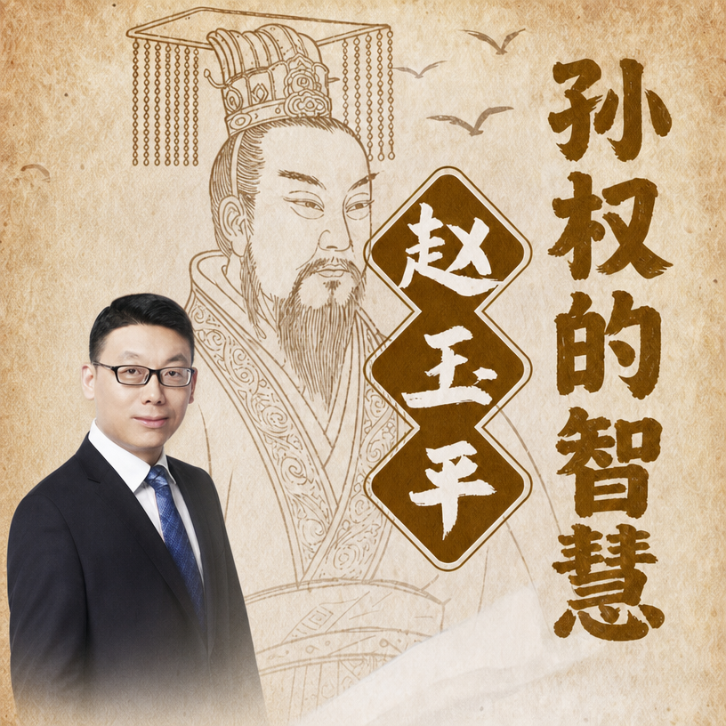 基于参考图进行修改：将左侧穿西装戴眼镜的男士人物缩小约三分之一… - 图片创意预览