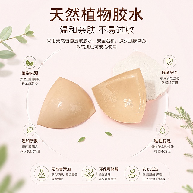 使用商品详情页技能根据商品图「图片1」「图片1」「图片1」生成详情页，参考图为「图片1」，商品名称为三角形插片胸，卖点为聚拢显 大超强粘性 超薄边缘 双面刷胶 使用植物胶水，适配平台为淘宝/天猫，图片比例为1:1，需求屏数为8张，