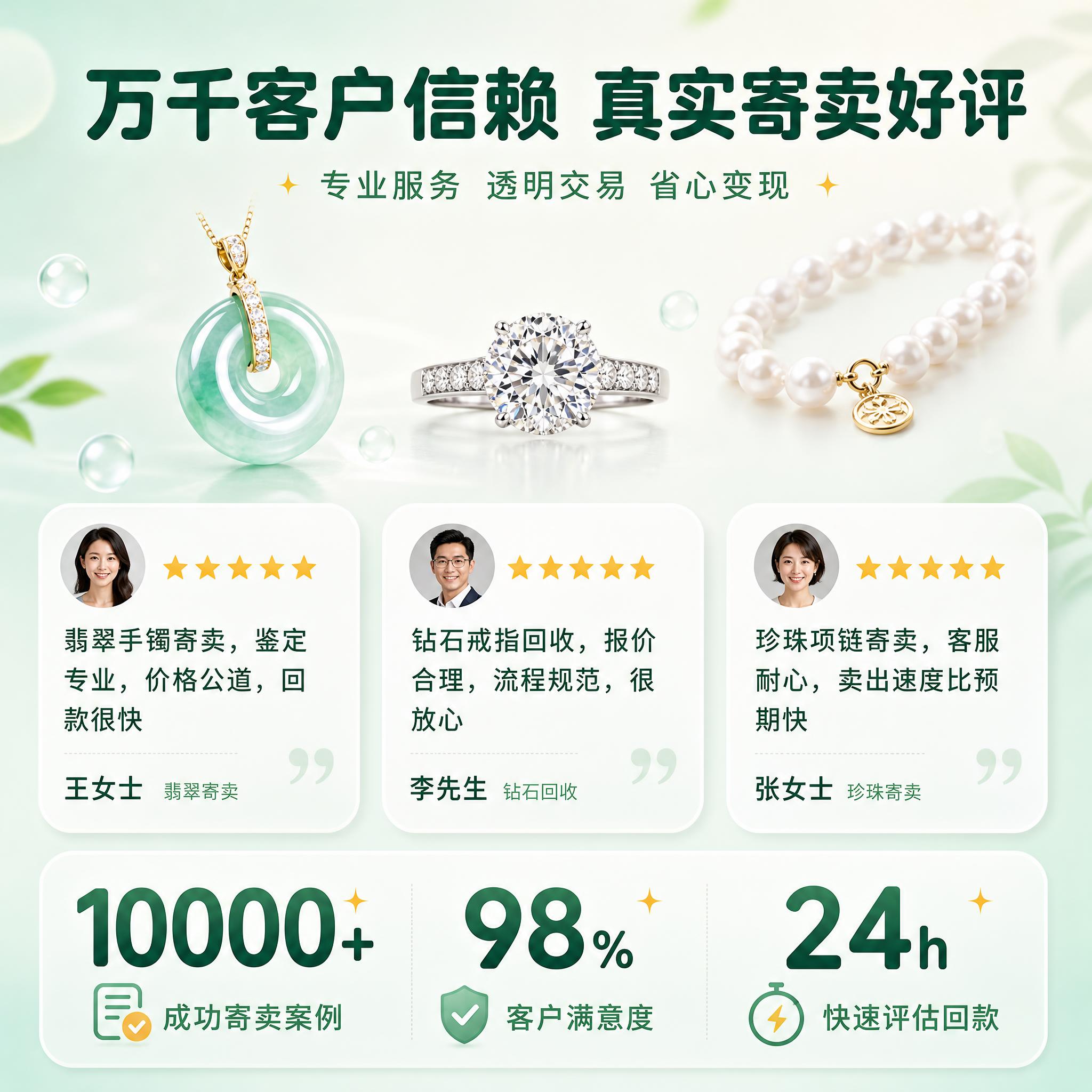 [主图-7] 闲小置全品类珠宝寄卖服务 客户好评与真实案例图，… - 图片创意预览
