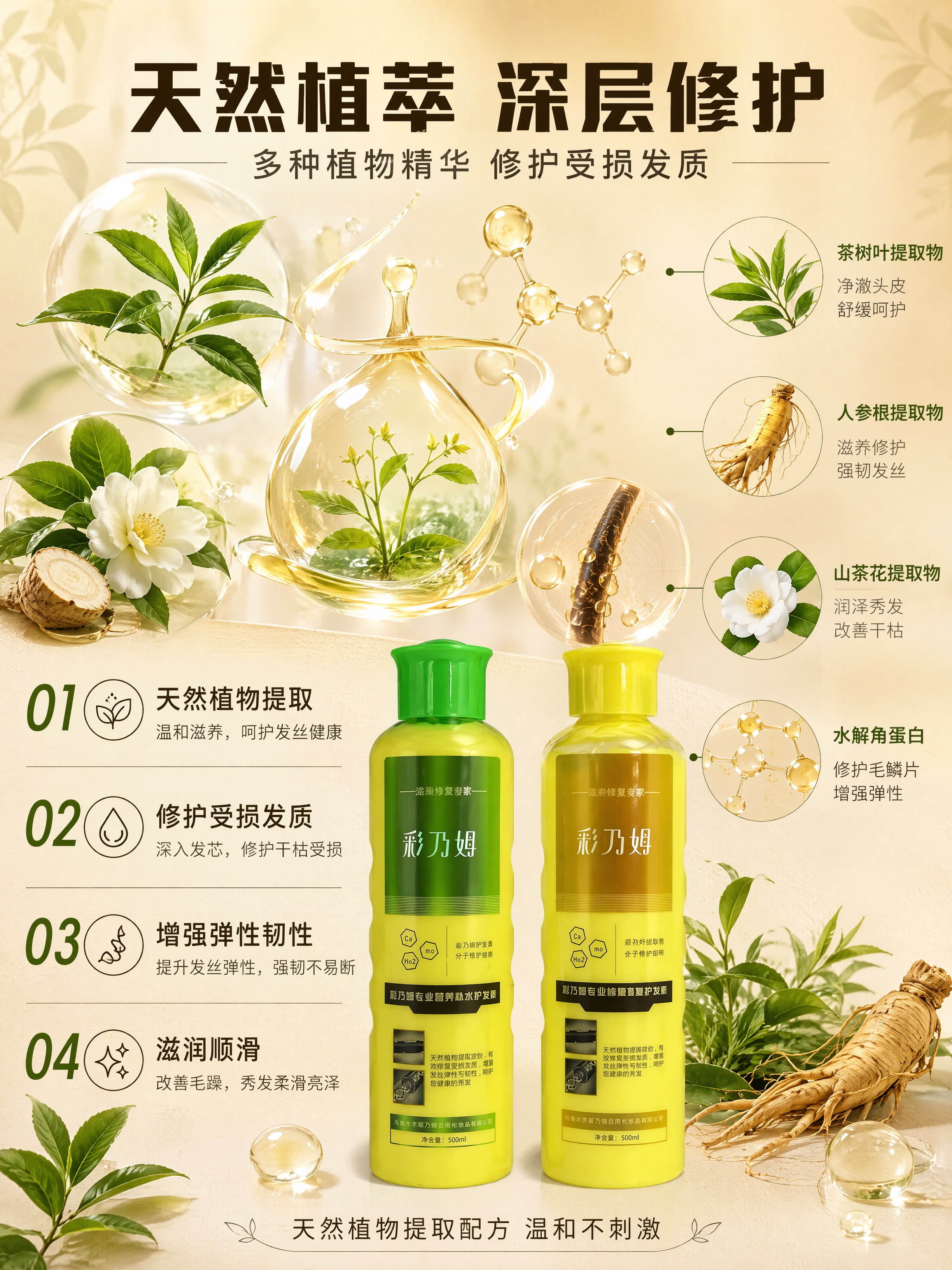 [详情页-2] 成分与功效机理展示，建立专业信任。 [统一视觉… - 图片创意预览