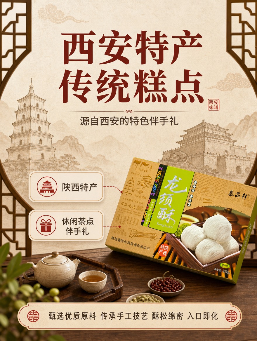 [商品] 使用【图1】龙须酥盒装作为产品露出；保留包装盒所有外… - 图片创意预览