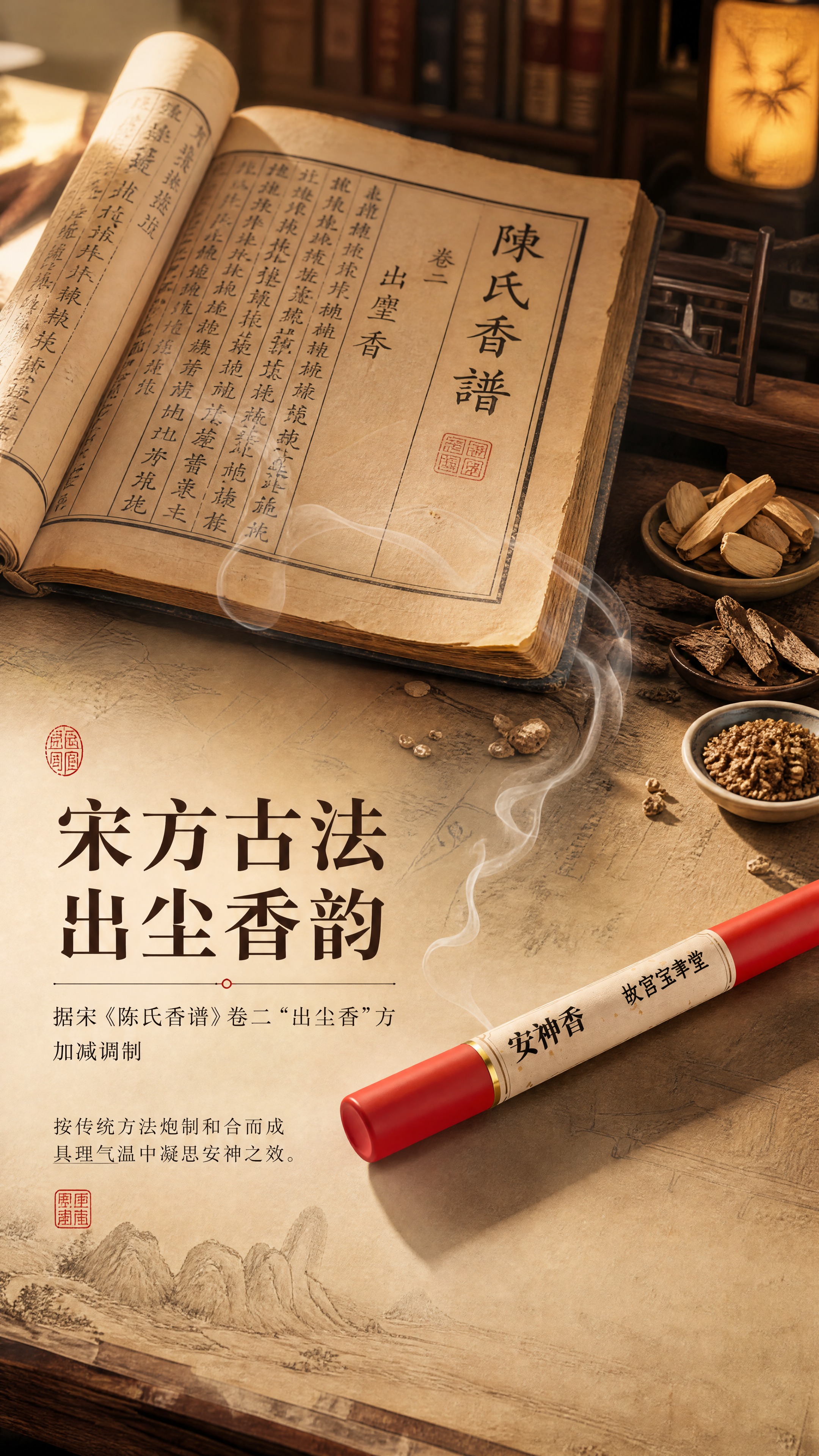 [商品] 使用【图1】红色管装安神香（故宫宝聿堂）；保留红色管… - 图片创意预览