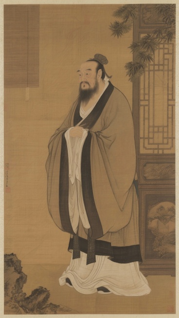 生成孔子全身画像预览效果