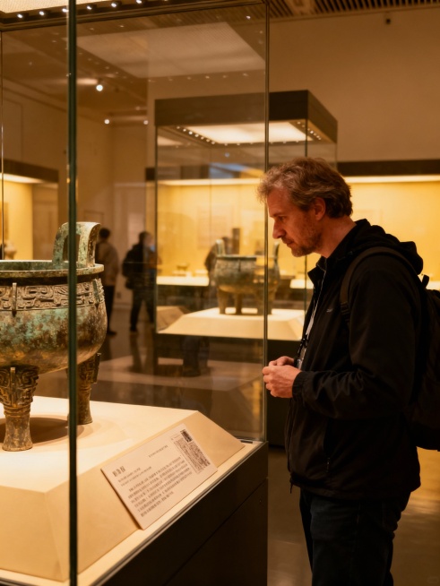 生成10张外国人在天津著名景点，比如天津之眼、观光巴士、天津博物馆等著名景点参观游玩的图片预览效果