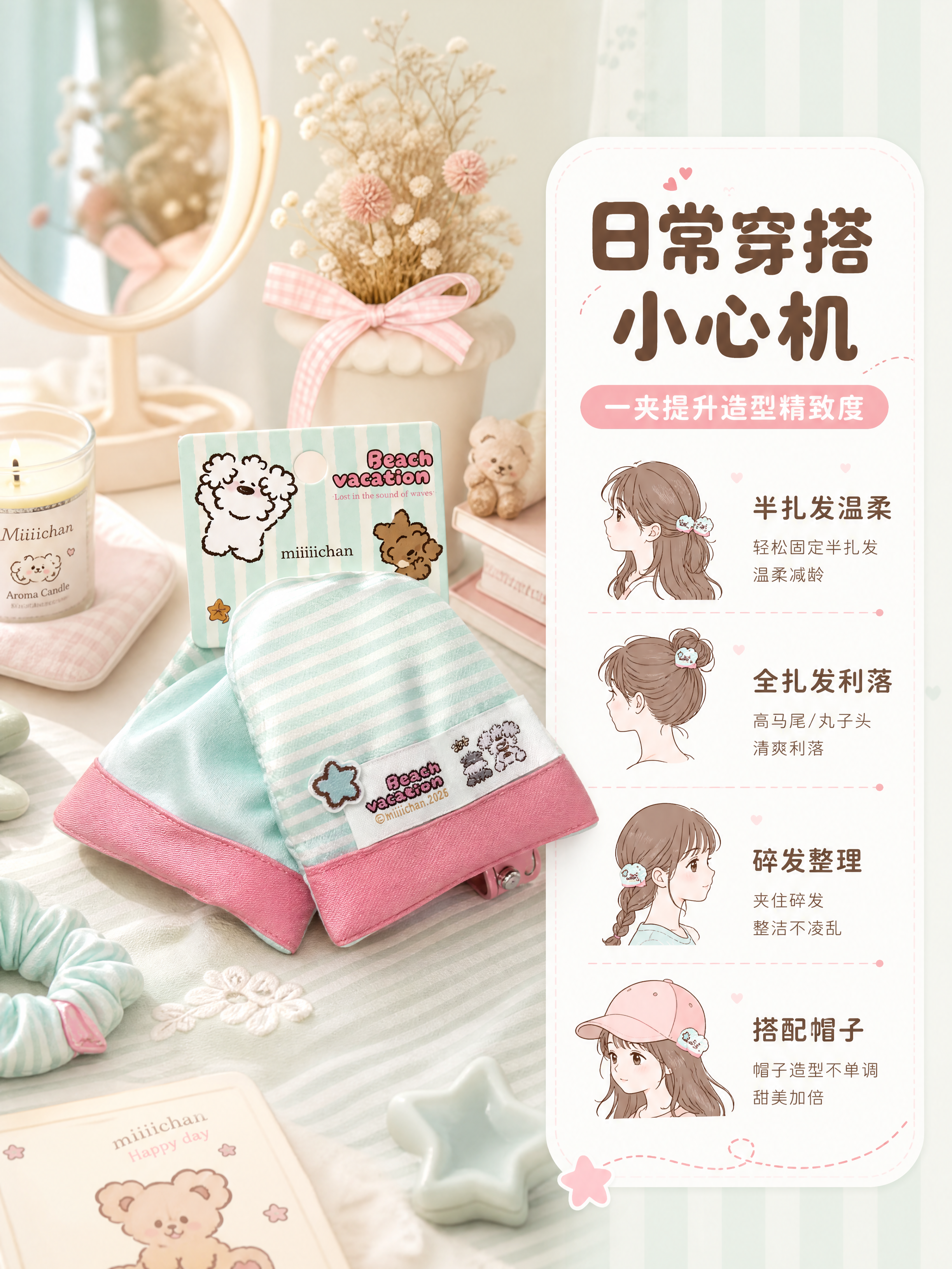 [商品] 使用【图2】miiiiichan海滩度假系列布艺蝴蝶… - 图片创意预览