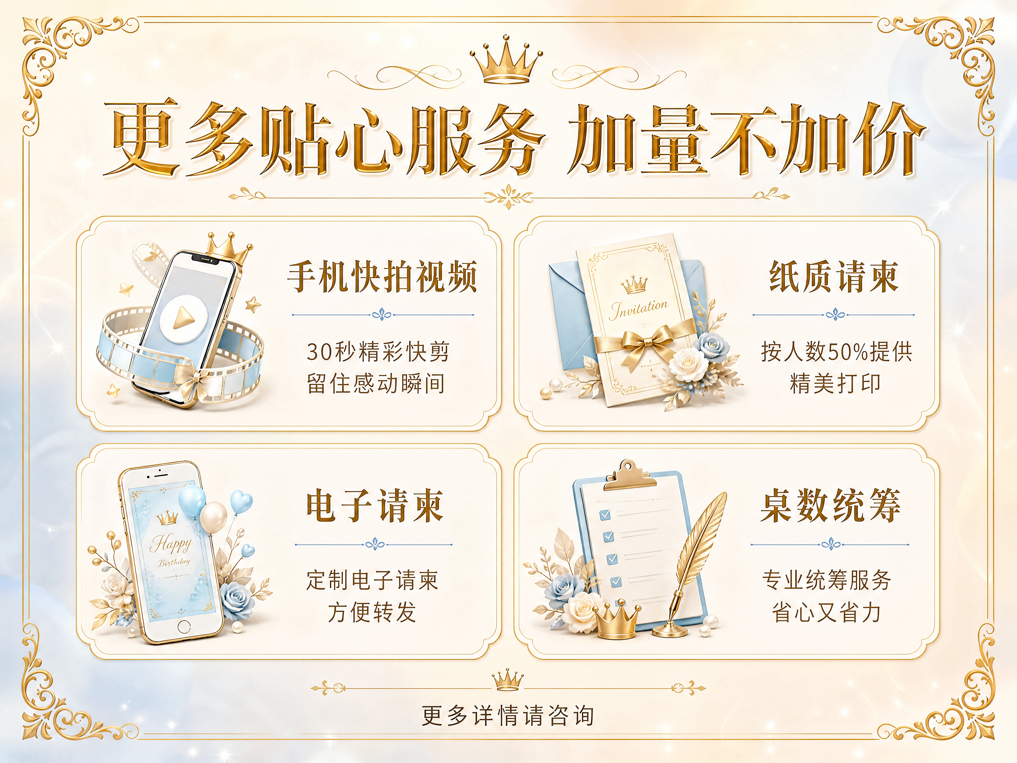 [商品] 使用【图1】周岁宴套餐宣传图作为风格与配色参考；保留… - 图片创意预览