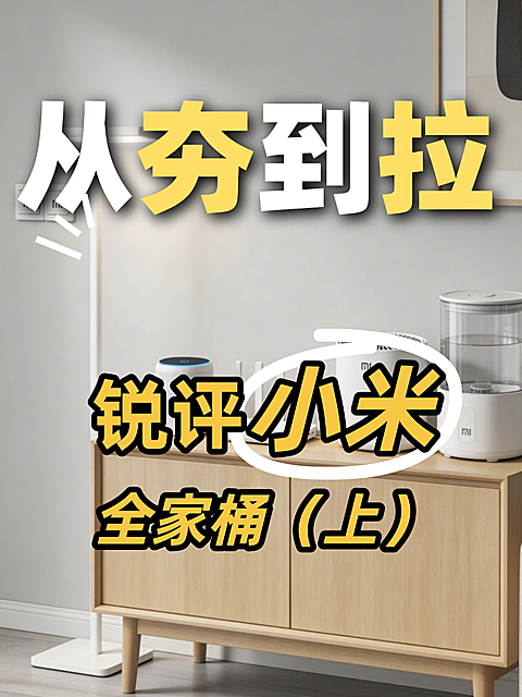 从夯到拉锐评小米产品小红书封面