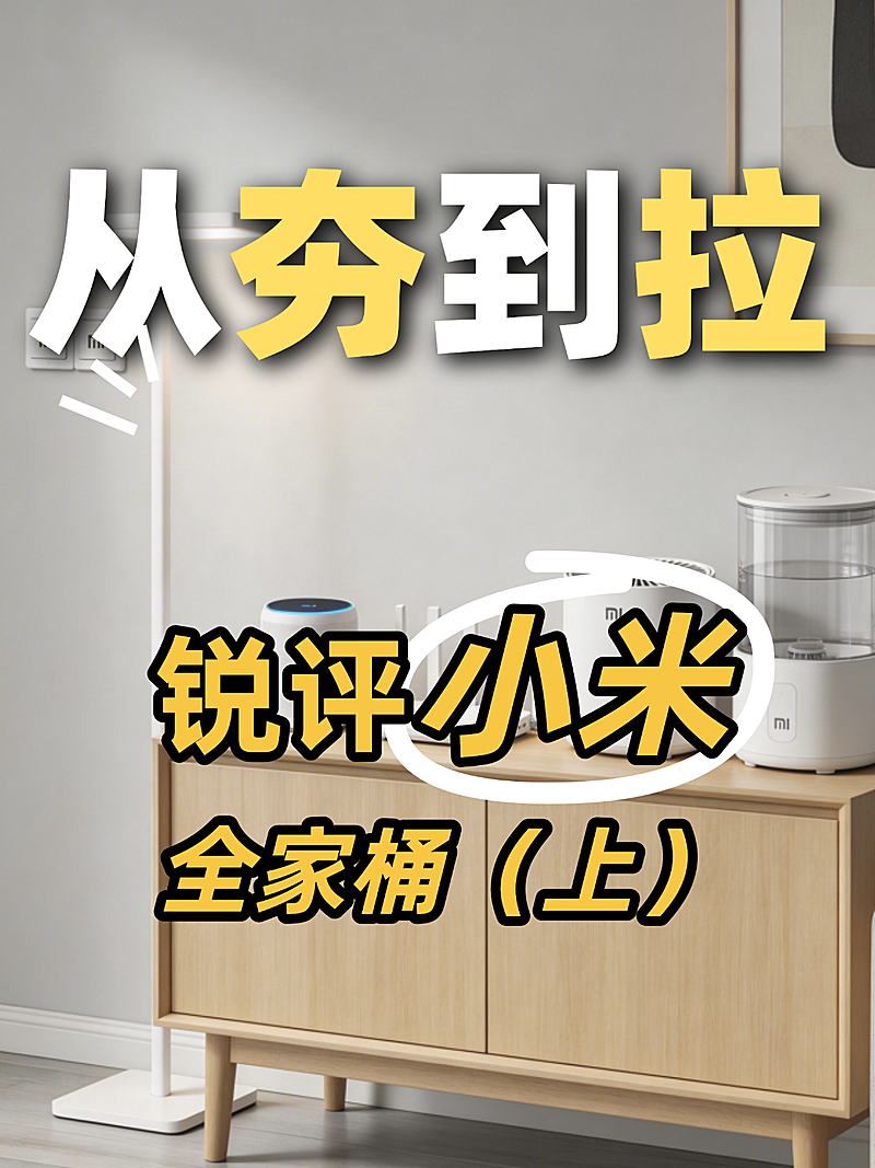 从夯到拉锐评小米产品小红书封面