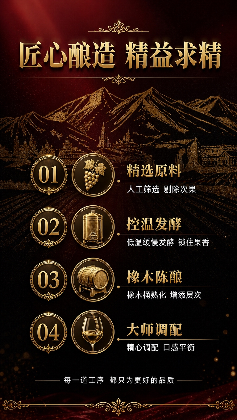 [商品] 使用【图1】域生原干红葡萄酒瓶身酒标上的金色山水图案… - 图片创意预览