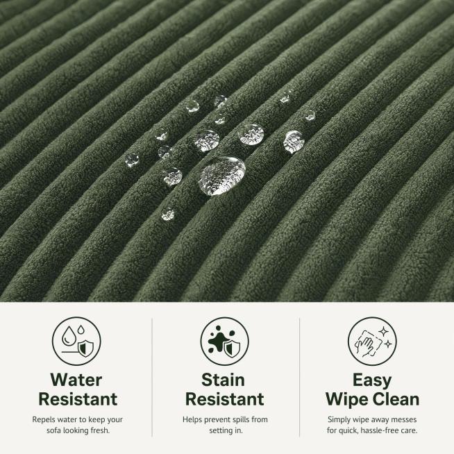 [Main Image 4] Easy to clean functional test of sofa fabric. [Atmosphere Style] Visual functional de预览效果