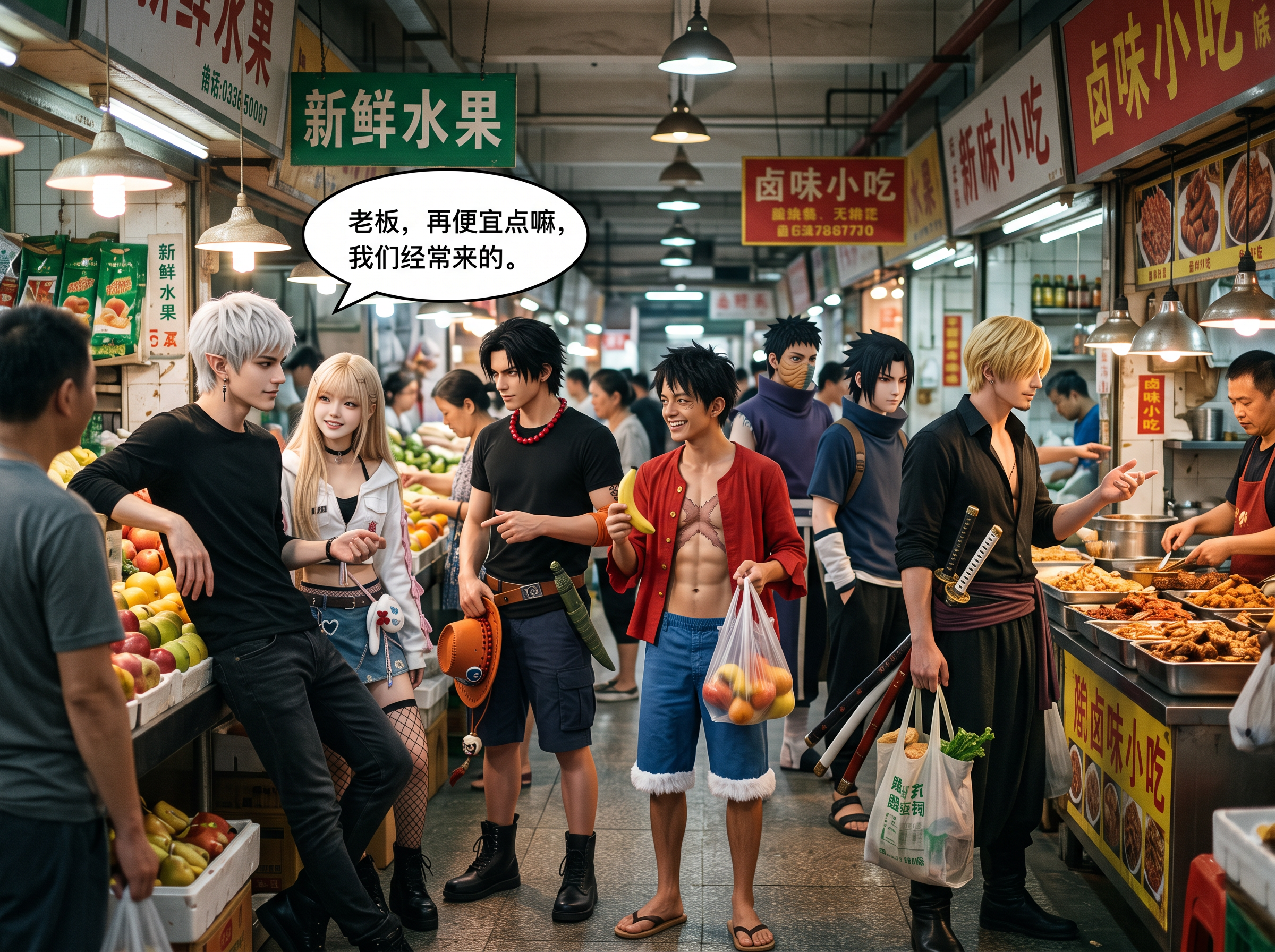 生成买菜场景图片 - 图片创意预览