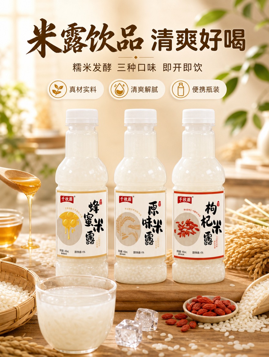 [商品] 使用【图1】蜂蜜米露、【图2】原味米露、【图3】枸杞… - 图片创意预览