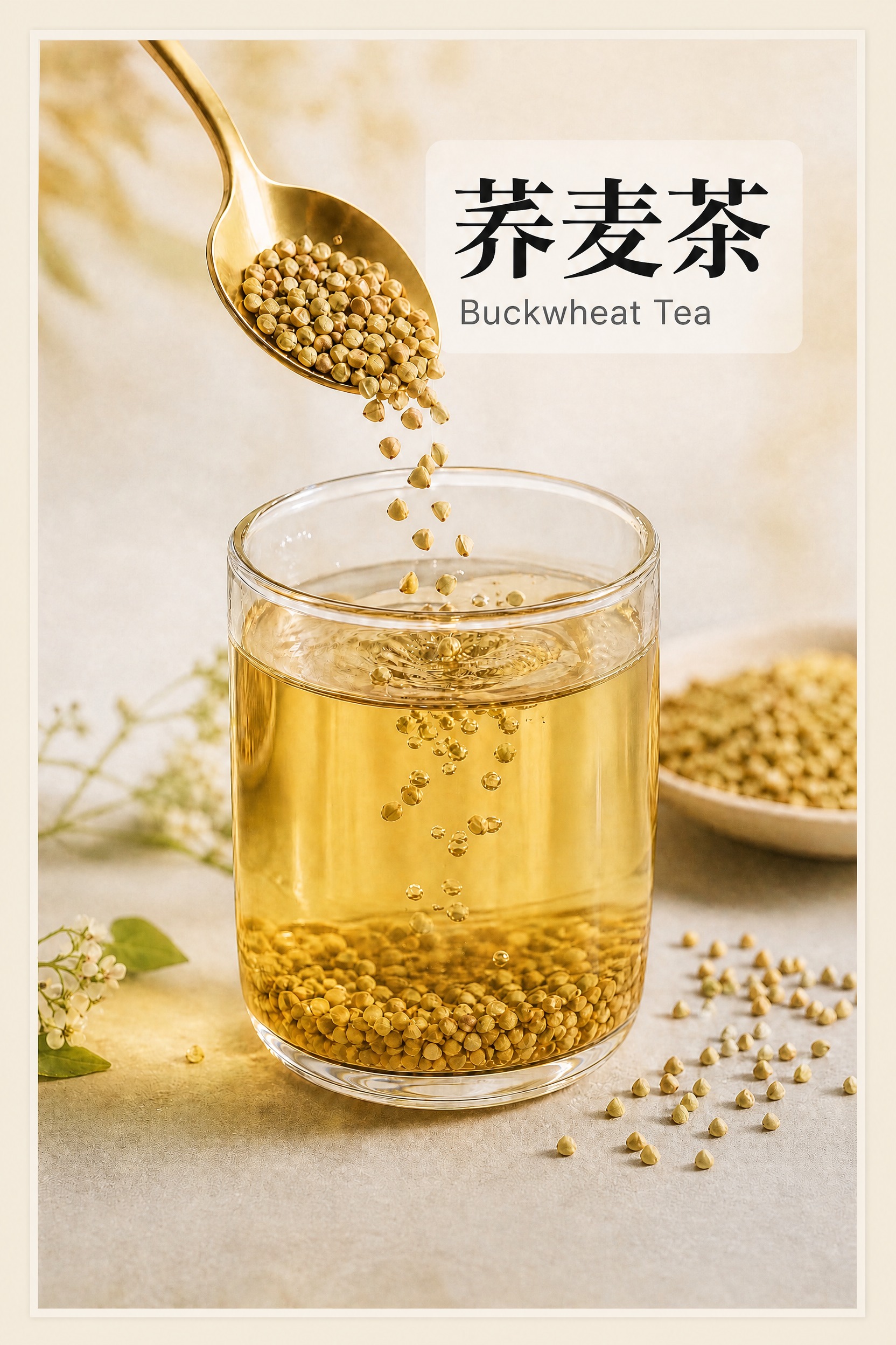 在原图基础上修改，统一茶名文字的排版布局和大小规格。主标题"荞… - 图片创意预览