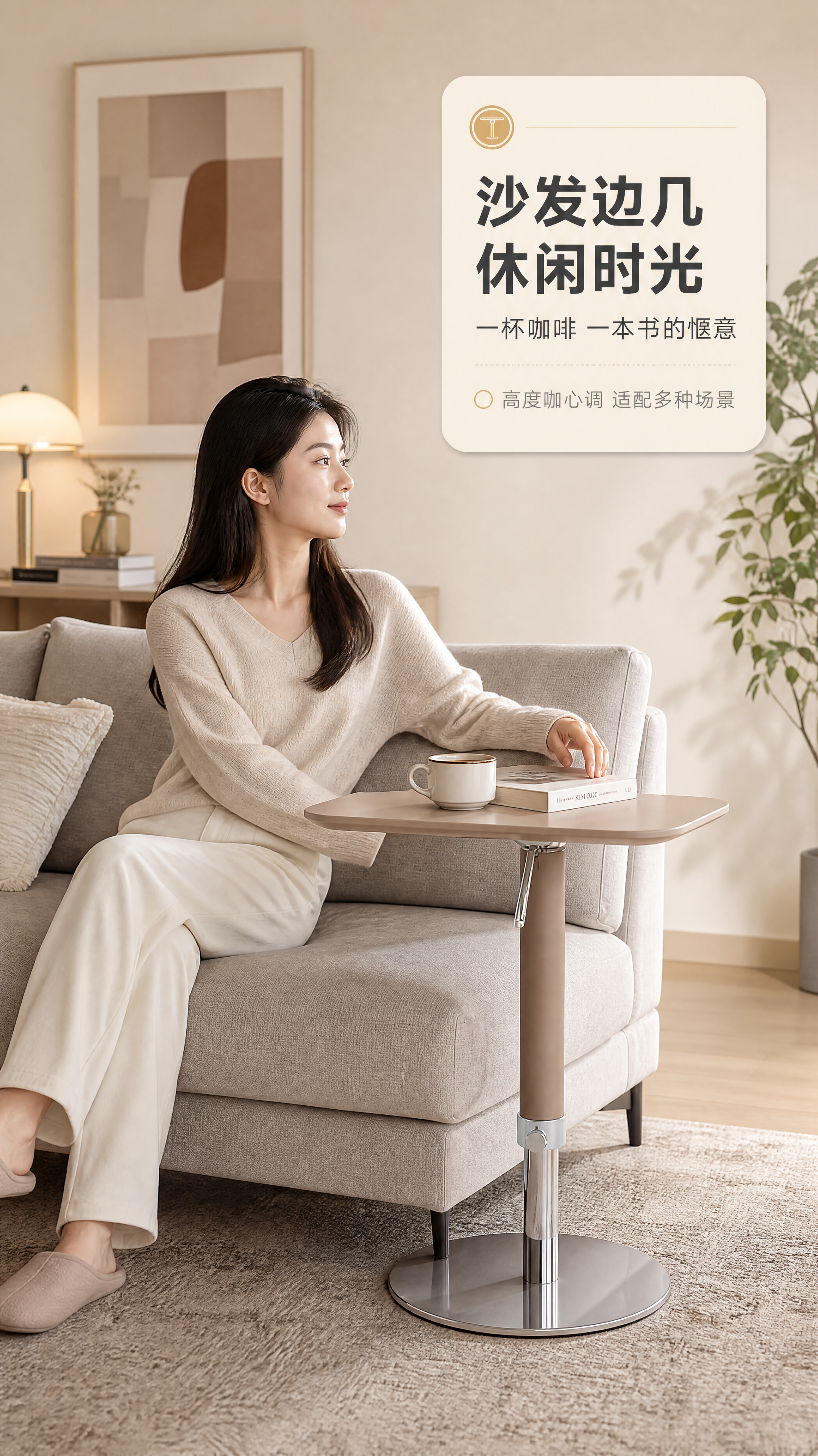 [商品] 使用【图1】DC-8853B升降小茶几；保留产品整体… - 图片创意预览
