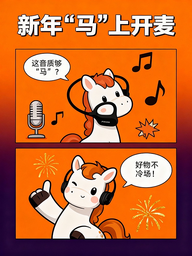 新年“马”上开麦 | 耳机