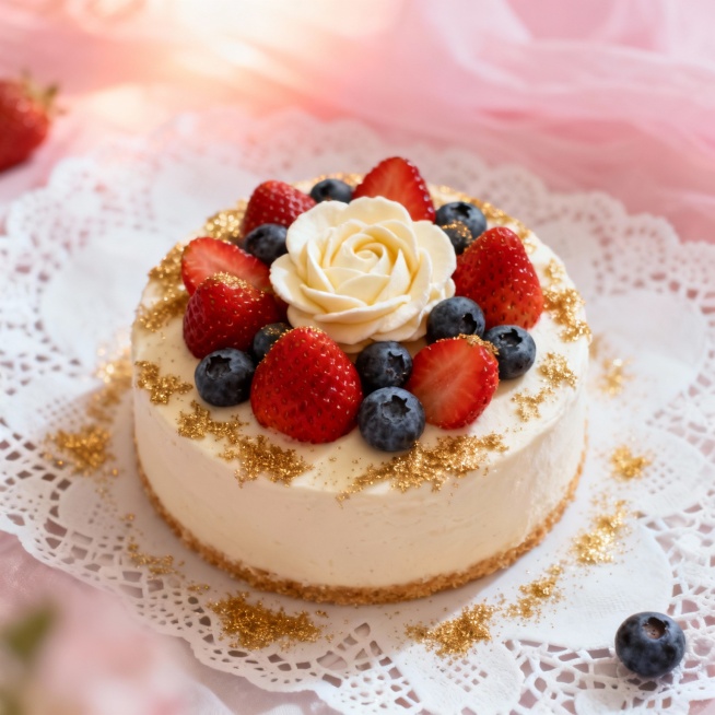 精致的蛋糕预览效果