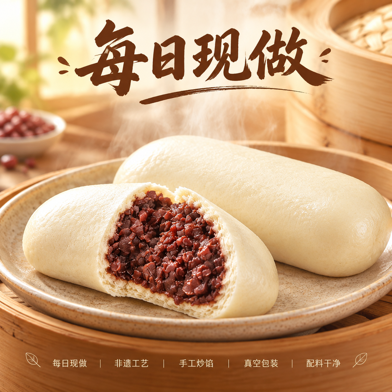 【电商主图生成-第1张/主打卖点：每日现做】基于参考图生成80… - 图片创意预览