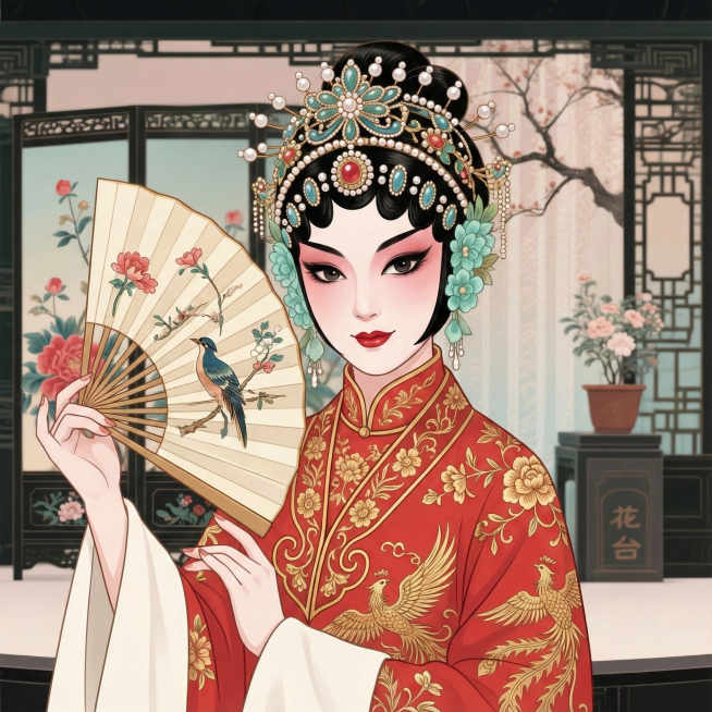 放大人物特点，突出京剧特色预览效果