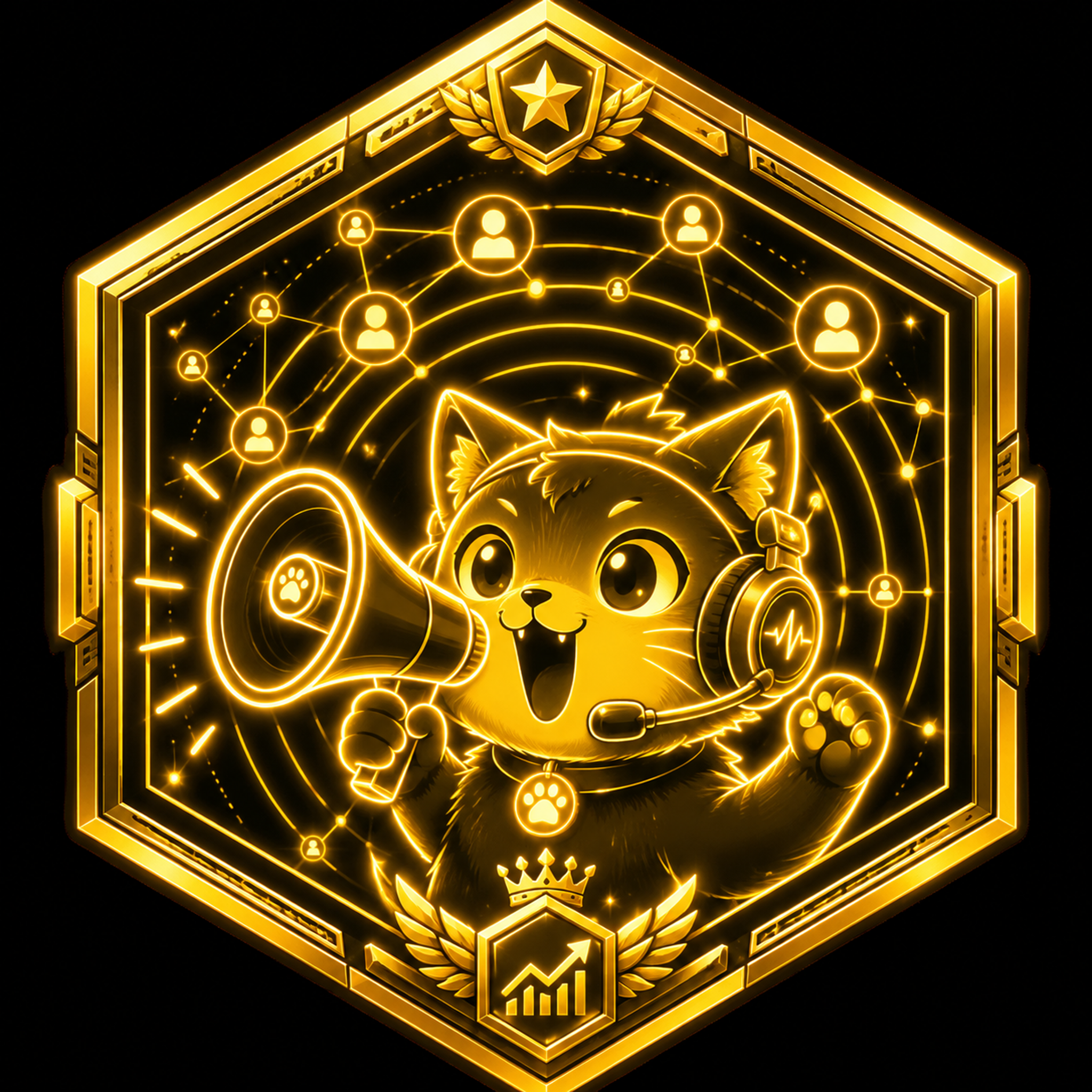 A hexagonal achievement badge w… - 图片创意预览
