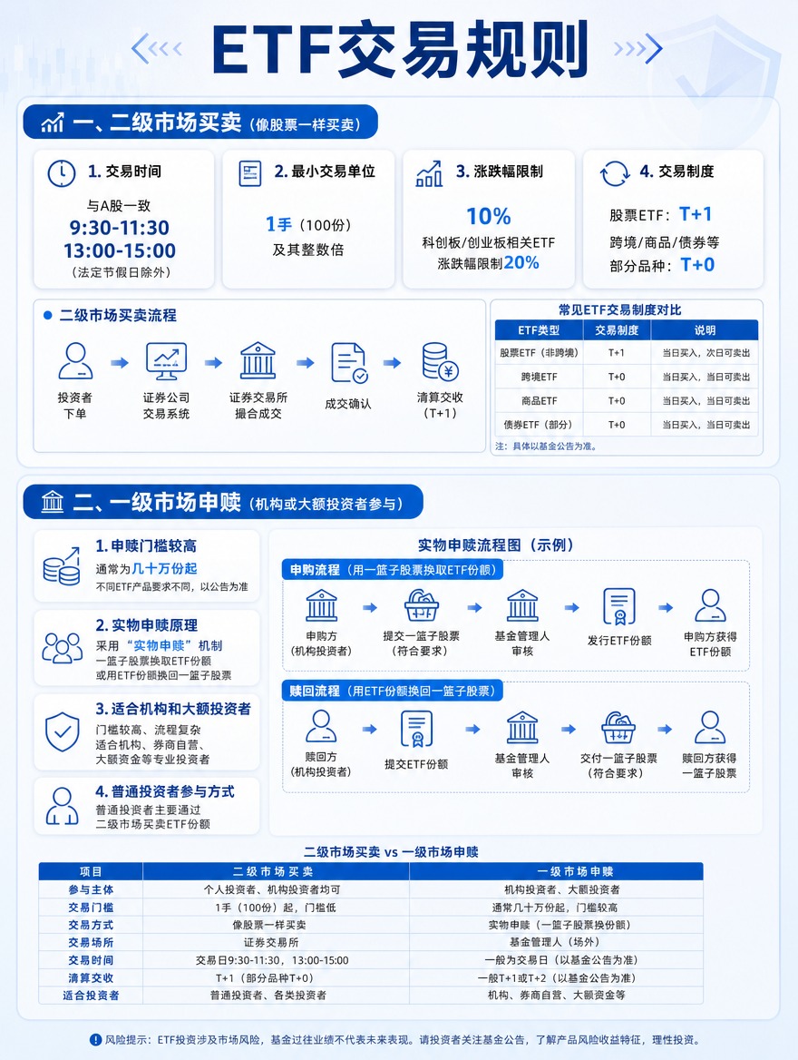 [商品] 无实物商品，为ETF投资者教育竖版长图，第5张：ET… - 图片创意预览
