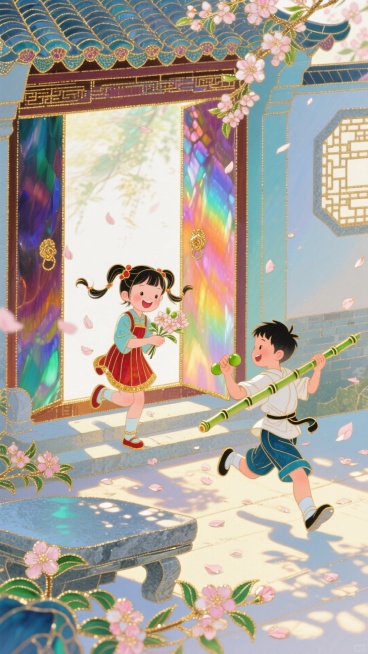 “妾发初覆额，折花门前剧。郎骑竹马来，绕床弄青梅。预览效果