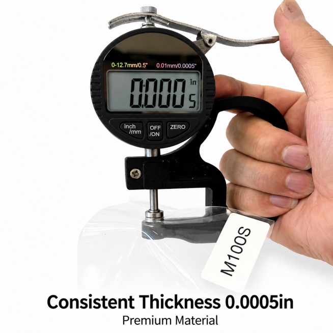 [Main image 4] Thickness measurement and material quality display for M100S paint protection film
[A预览效果