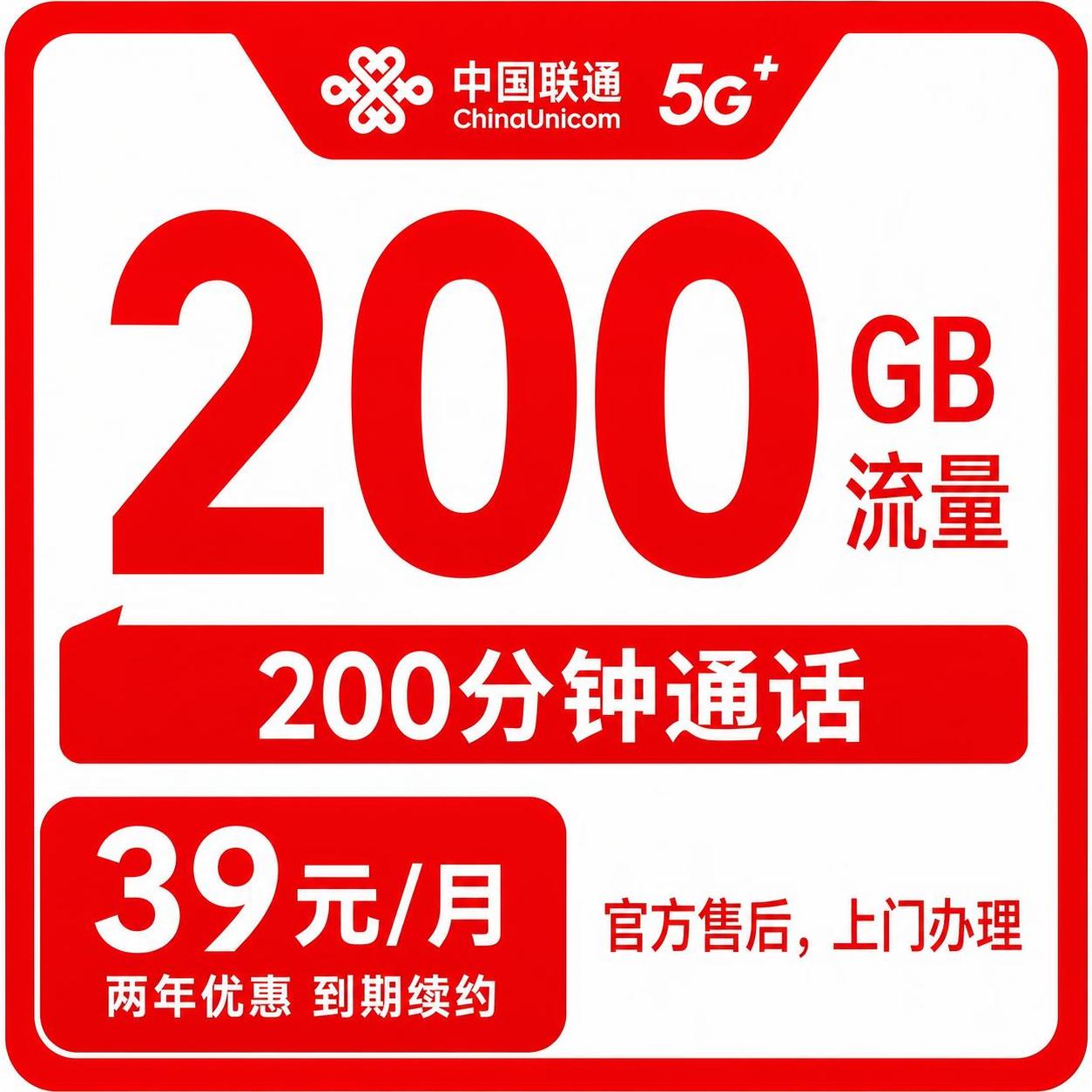 参考原图版式骨架，复刻联通5G流量套餐价目表海报，整体为方形圆… - 图片创意预览