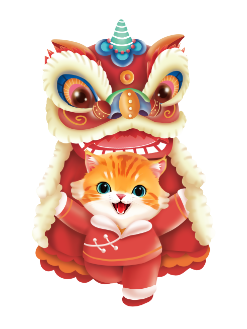 小猫张嘴笑预览效果