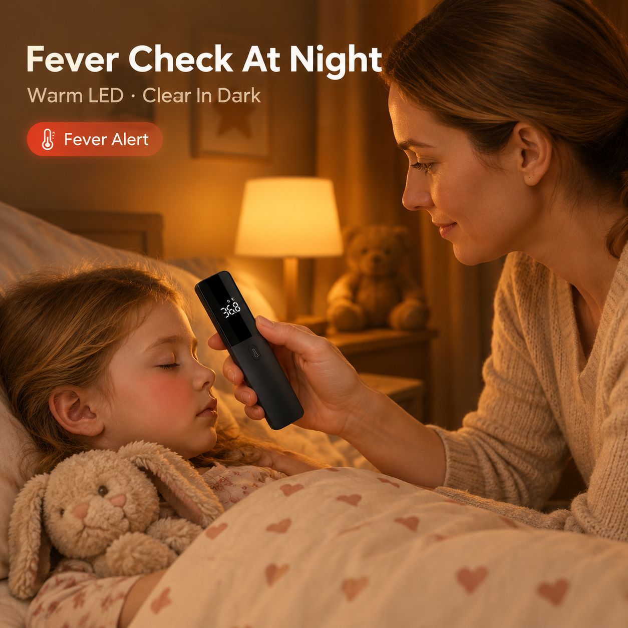 [场景图-A] 唯一任务：夜间发烧检测 Fever Warni… - 图片创意预览