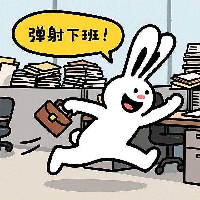 今天到点就弹射下班！勿扰！