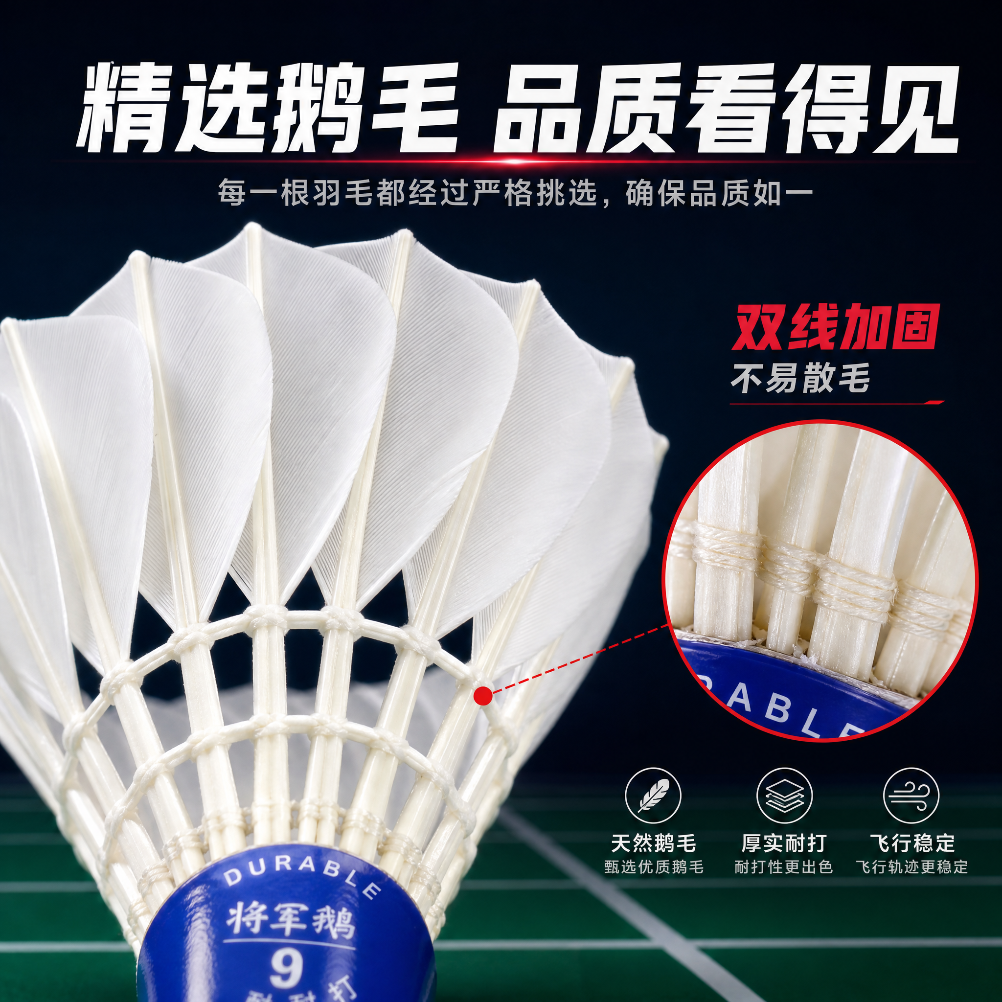 [主图-4] 材质细节品质，主题：精选鹅毛 做工精细 品质看得… - 图片创意预览
