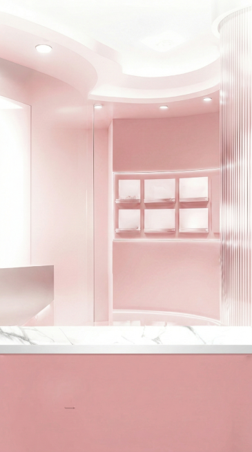 Change the image's color tone to pastel pink.预览效果