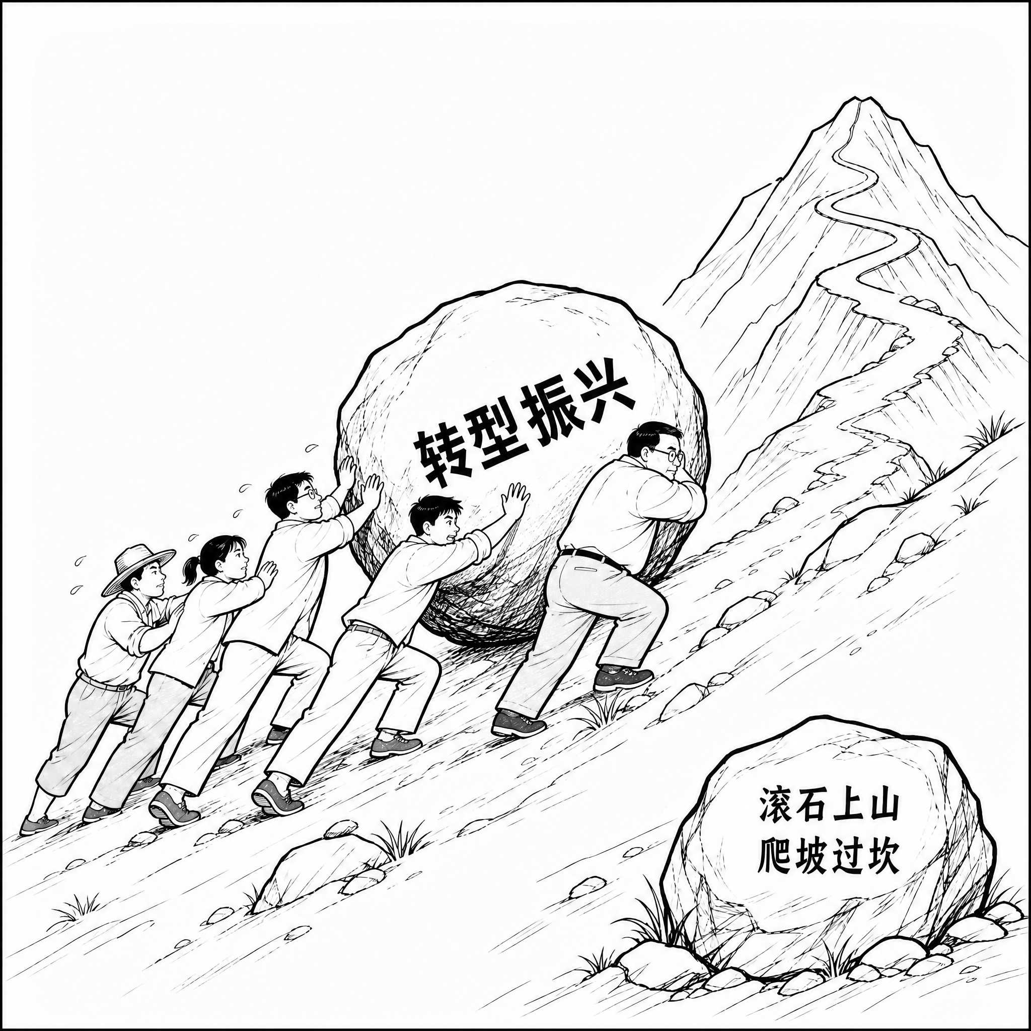 在原图基础上修改：右数第一个人和右数第二个人要做出明显区分。右… - 图片创意预览